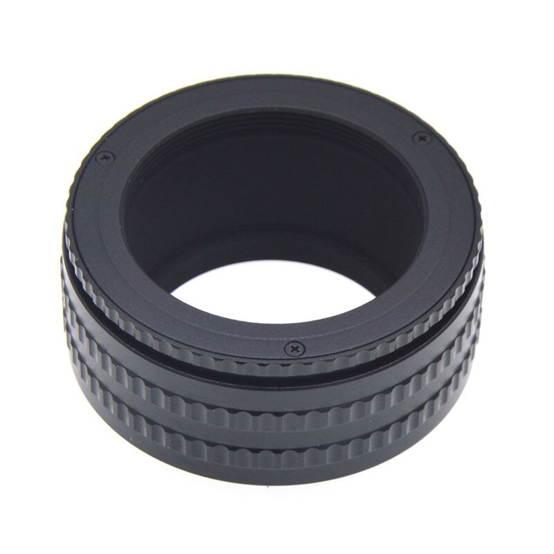 Adaptador de tubo Macro helicoidal de enfoque ajustable de lente de montaje M42 a M42 25-55mm