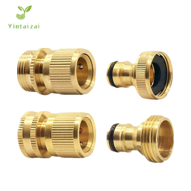 1/2" 3/4"Female Flow Connector With Male Tap Connect Garden Watering Tools Gardening Irrigation Fittings