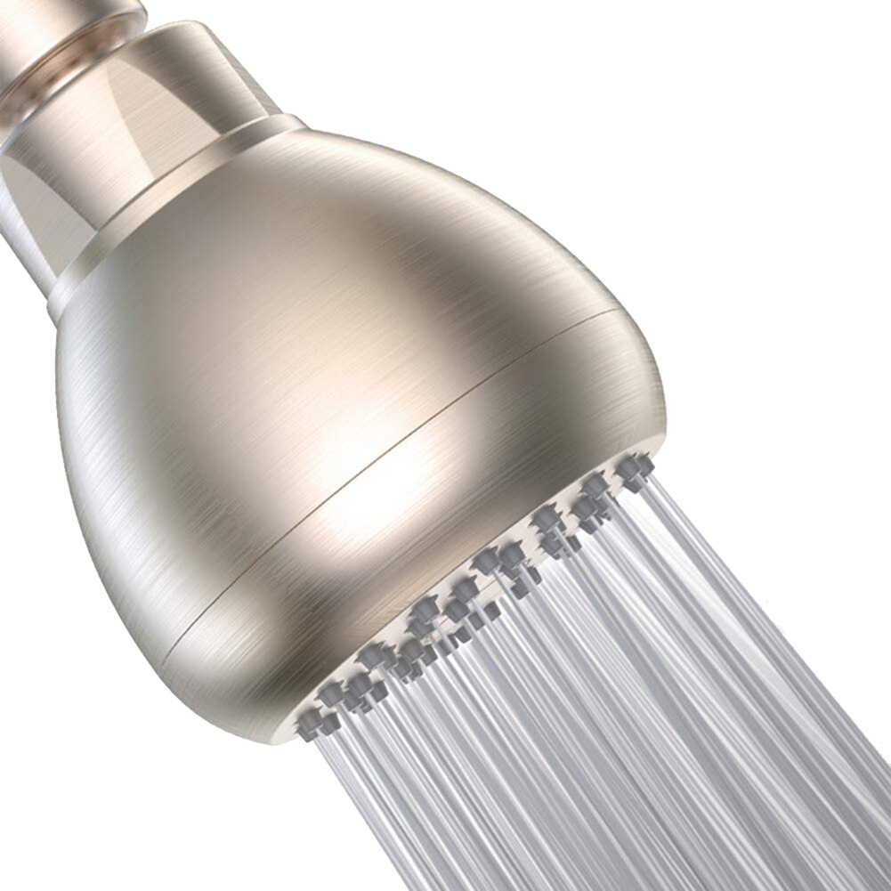 High Pressure Shower Head 3 Inch Anti-leak Showerhead with Adjustable Swivel Ball Joint J99Store: Gold