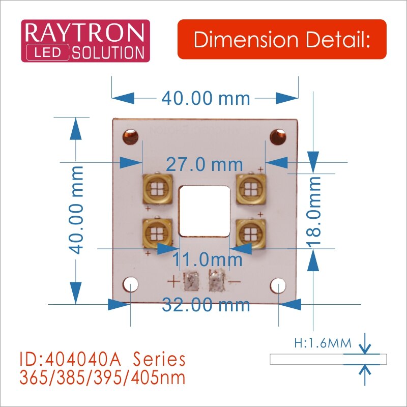 3d skrivare 405nm lim harts valfri kubisk foton och foton noll serie ersättning ultraviolett uv led härdningsmodul
