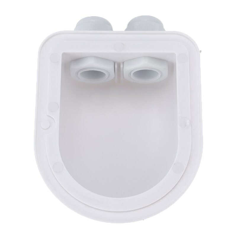 Rv Dak Draad Entry Klier Doos Camper Caravan Boot Universal Voor Rv Zonnepaneel Junction Box Waterdichte Dubbele Kabel