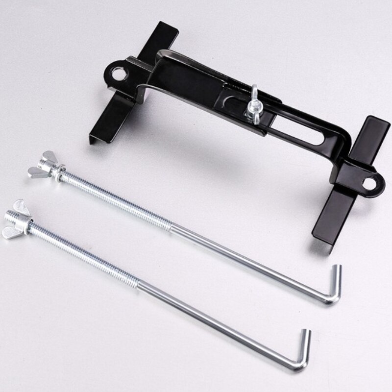 1pc Car Van Battery Retaining Holding Clamp Bracket 275mm with Bolt Tie Hold Down Kit Set