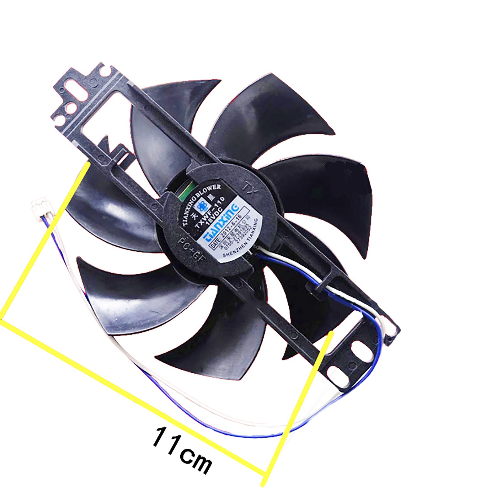 PD-1225MS Motor Cooling Fan For Media Induction Cooker TXWF-110 / TXWF-116 DC 18V Brushless Fan Parts Accessories