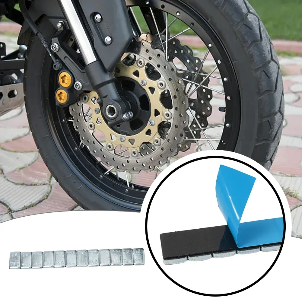 60g x 5g/10g hjulbalanserare däck däcklim däckbalanserare däckbalansblock bilar däckstång motorcykelverktyg balanserare kit