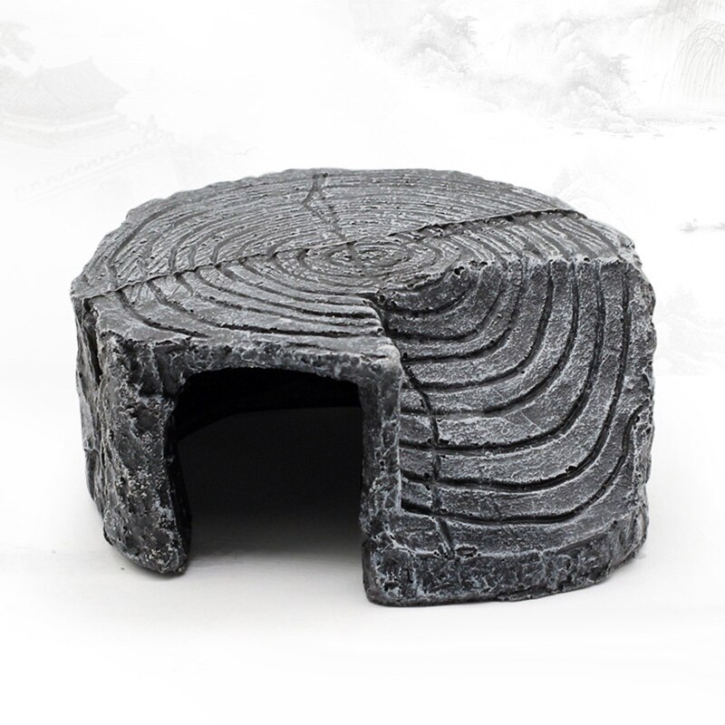 Rampe de plateforme en résine pour Reptile, jouet, rampe pour réservoir, île, escalade aquatique, ornement d&#39;aquarium, escalier pour Aquarium