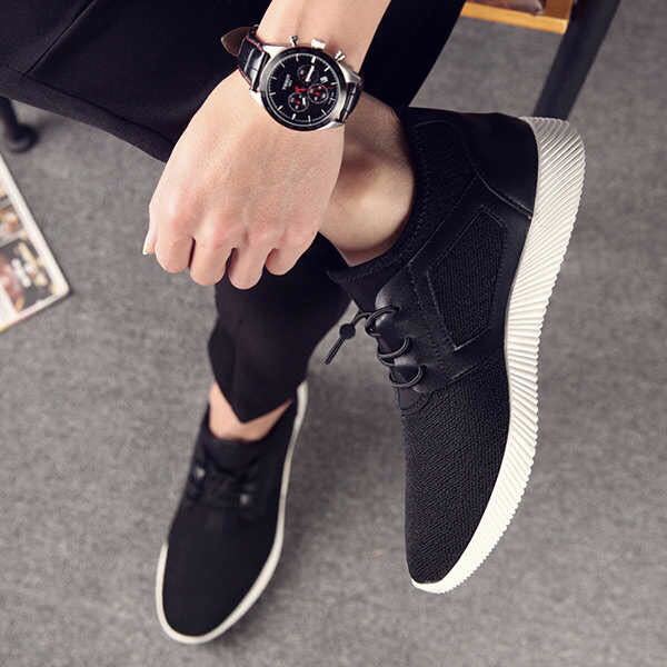 Koovan chaussures pour hommes baskets automne respirant baskets chaussures décontractées garçons conduite chaussures affaires