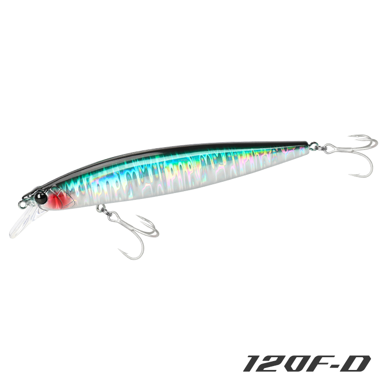 TSURINOYA-señuelo de pesca ultralargo, cebo duro de Pesca de Mar, peso de tungsteno, 120F, 120mm, 19g: 120F-D
