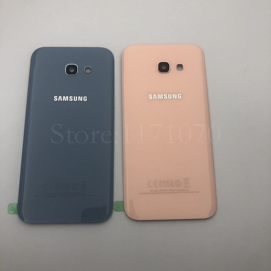 Posteriore In Vetro + vetro Della Fotocamera Per Samsung Galaxy A3/A5/A7 2017 A320 A520 A720 Vetro Posteriore Della Batteria copertura Posteriore del Portello Custodia