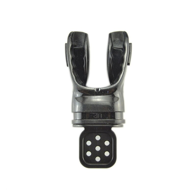 KEEP DIVING Universal Scuba Snorkel Regulator Diving Mouthpiece Anti Safety TPE Underwater Dive Breathe Tube: black