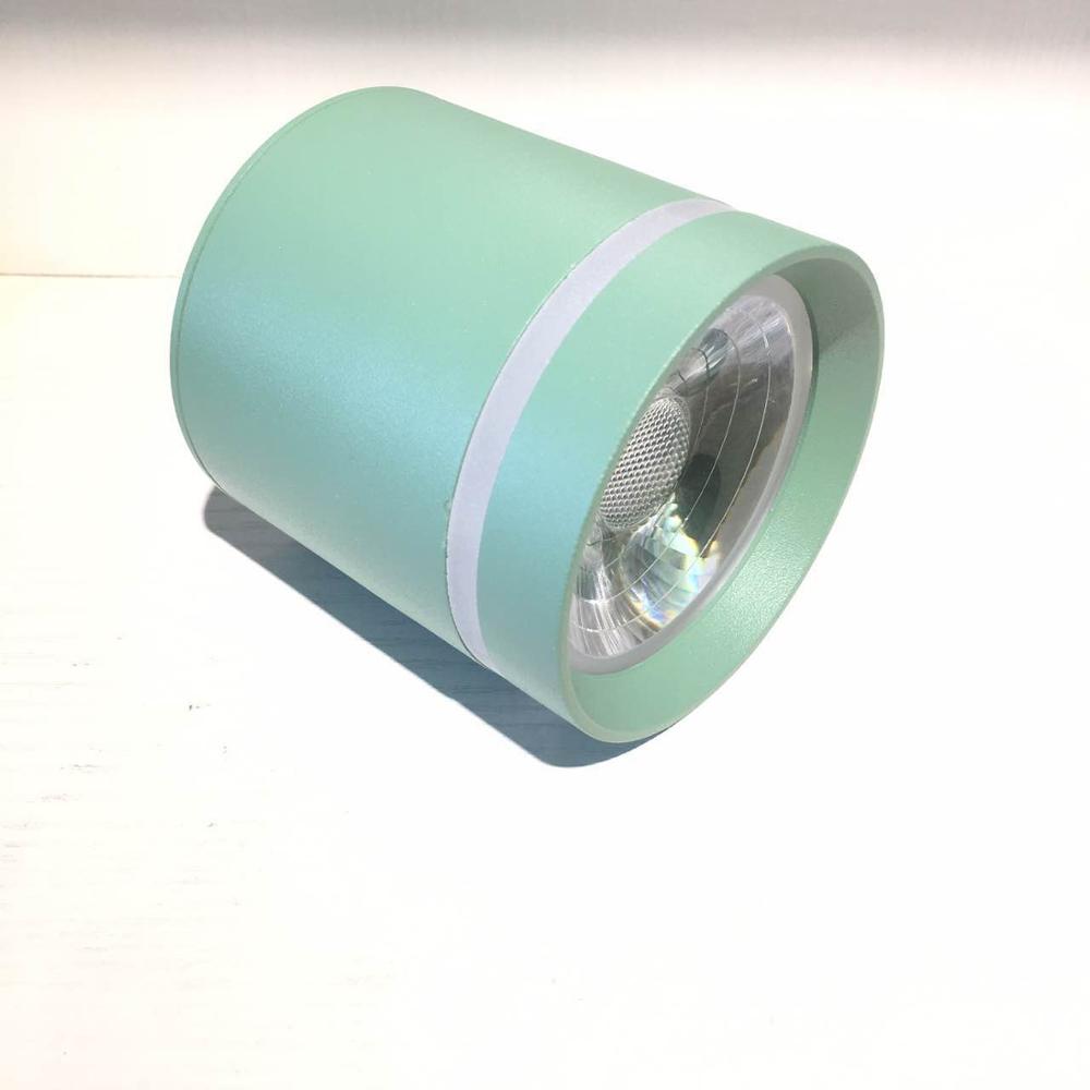 Opbouw Plafond Downlighters grijs downlight led verlichting 7W 9W 12w 15w cob led spot lights plafond Armaturen Verlichting