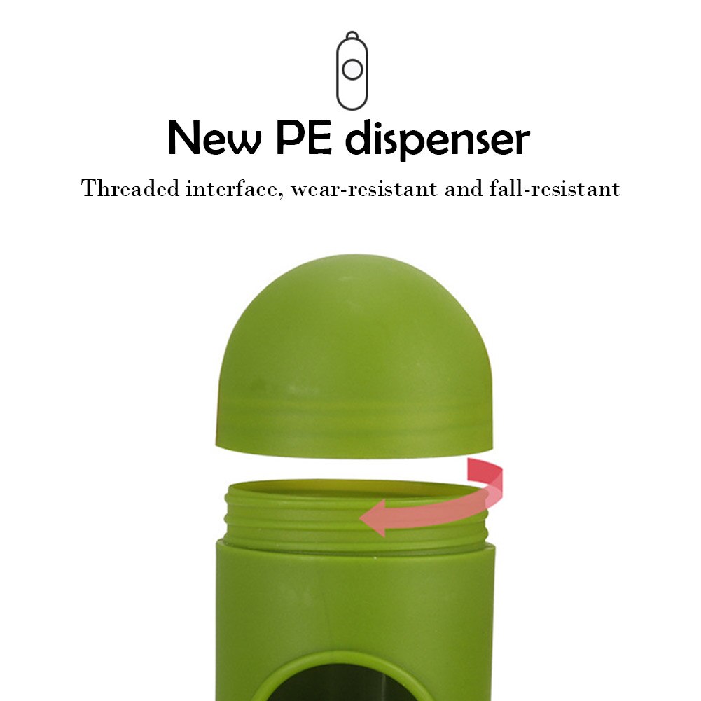 Dog Poop Bag Biodegradable Dog Poop Bags Eco-Friendly Pet Waste Pouch Clean Up Refill Rolls Pet Poop Pouch Dispenser