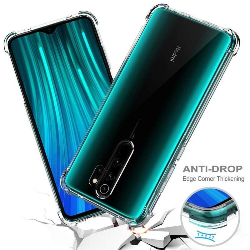 Custodia antiurto per Redmi Note 9 S Cover trasparente in TPU trasparente per Redmi 9A 9C Note8T 8Pro Note9 Note 9 S 9Pro Max custodia in Silicone