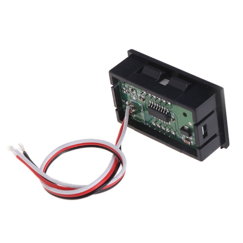 Mini Voltmeter Tester Digital Voltage Test Battery DC 0-40V Red/Blue/Green Auto Car