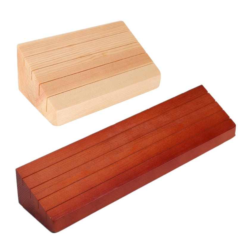 Houten speelkaartenhouder pokerrek trays voor het organiseren van kaarten op partyspel
