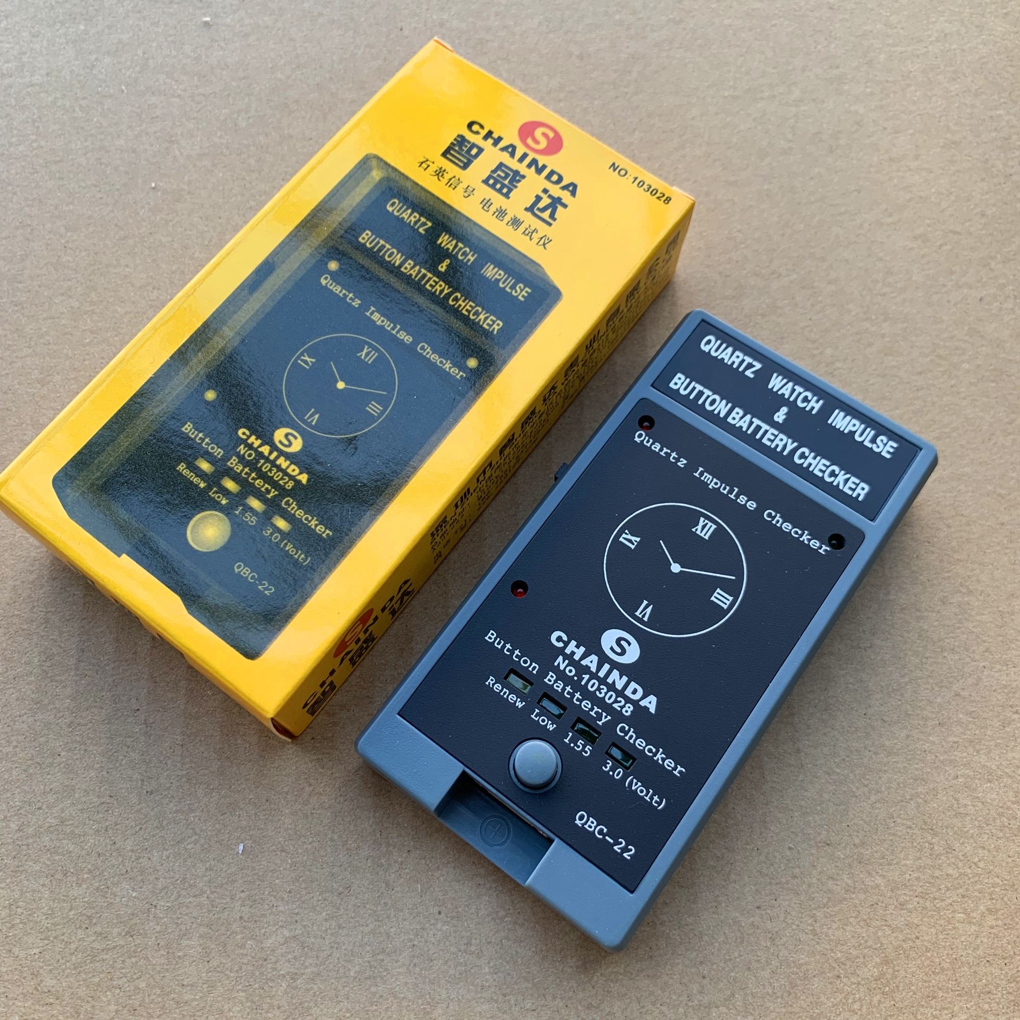 Outil de réparation de testeur de bobine IC pour montre à Quartz, bouton d'impulsion, , bouton d'impulsion de batterie