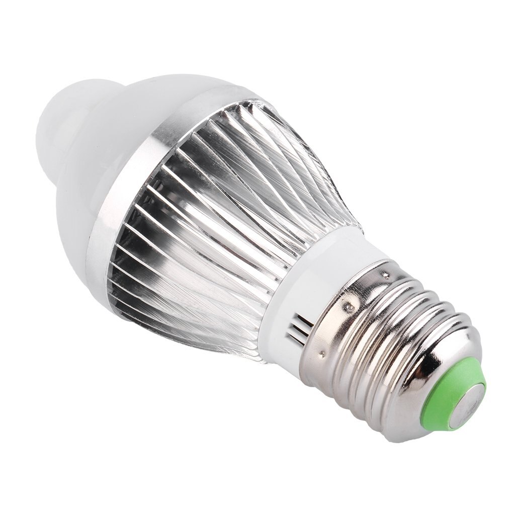 E27 3W Warm White LED Infrared PIR Human Motion Light Sensor Auto Detection Bulb Lamp ! Inventory Clearance