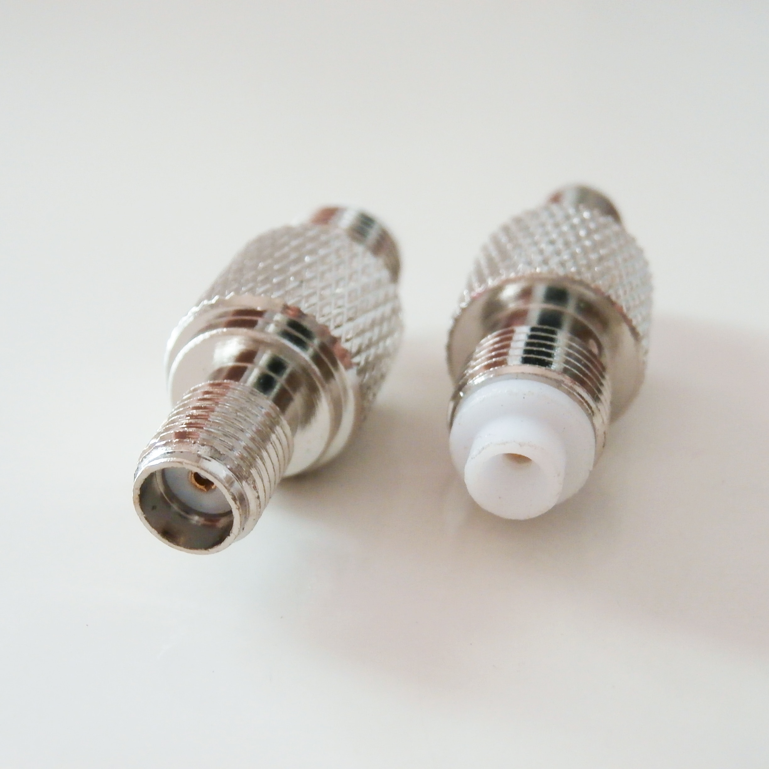 Adaptador FME Mujer a SMA hembra, fme-sma conector hembra, adaptadores RF coaxiales rectos de latón niquelado, 1 Uds.