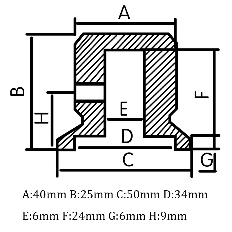 HIFI amplifier speaker Aluminum Volume knob 1pcs Diameter 50mm Height 25mm amplifier Potentiometer knob