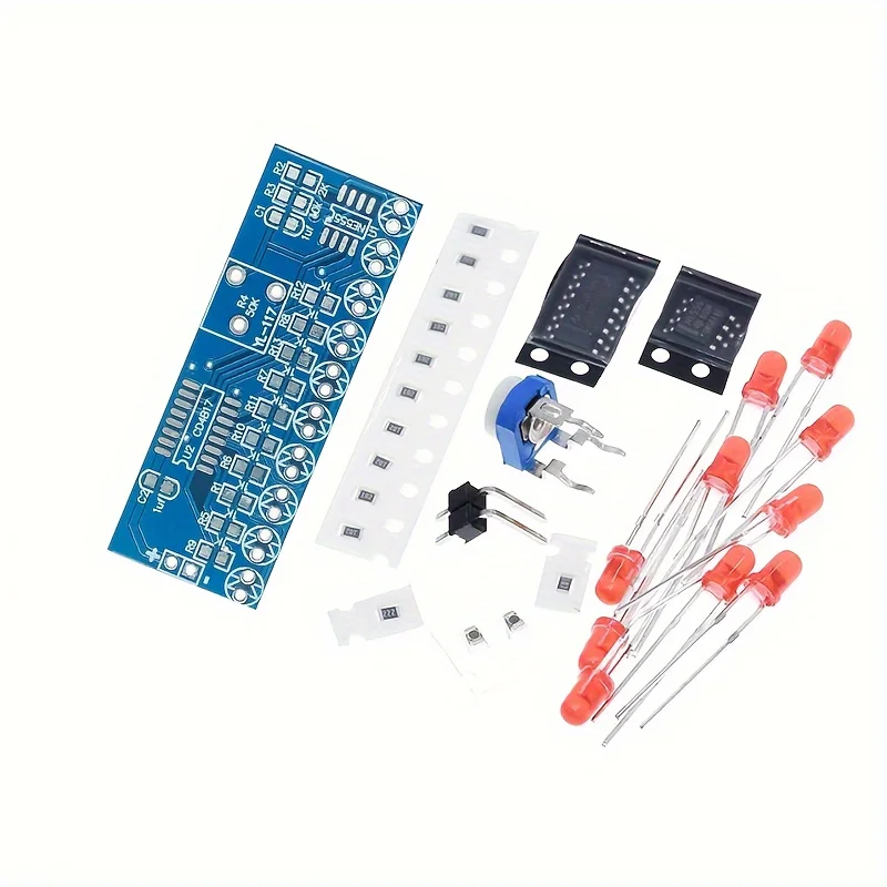 Elektronische DIY-Enthusiasten, Lehrmittel, DIY-LED-Wasserlampen-einstellen, manuelle Montage und Schweißen, Ne555 Timer und CD4017