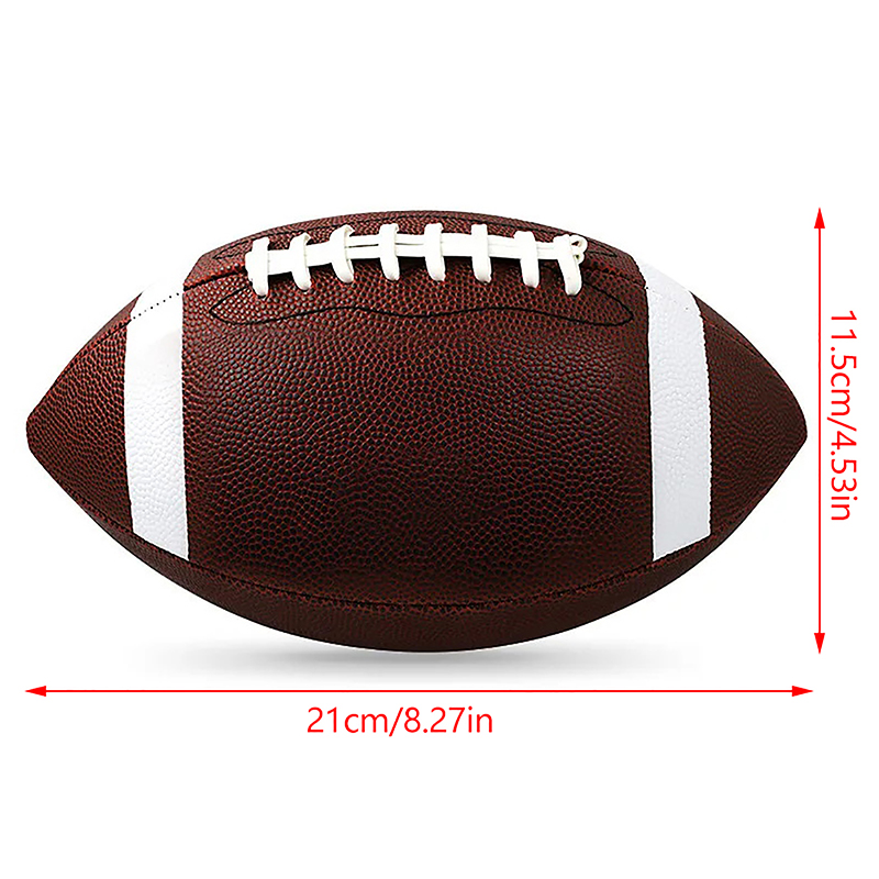 American Football Voetbal Rugby Vereniging Voetbal Footy Ball Standaard Maat 8.5Inch Sport Voetbal Voor Mannen Vrouwen Kinderen