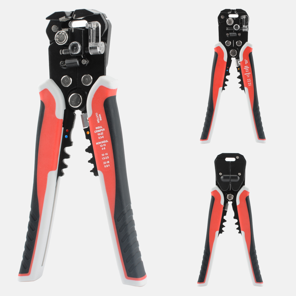 Electrician Wire Tool Cable Wire Stripper Cutter Crimper Automatic Crimping Stripping Plier