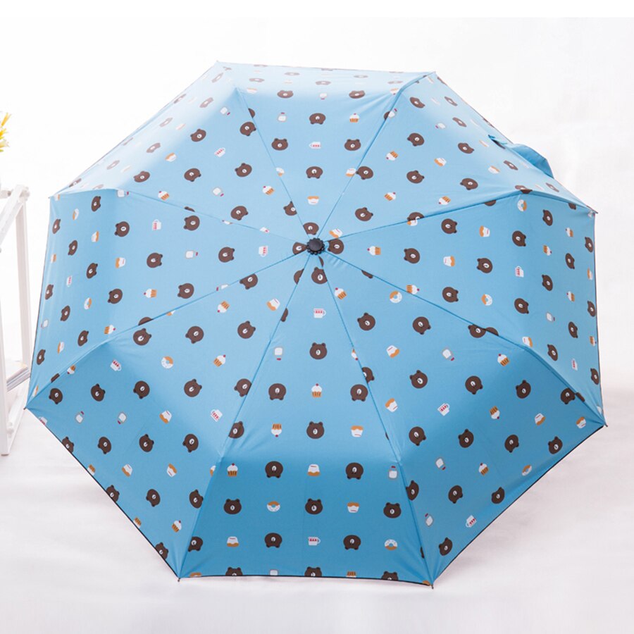 Geel Wind Art Paraplu Regen Vrouwen Vouwen Vouw Paraplu Kleine Winddicht Paraguas Chinese Luxe Paraplu Kind QZH396