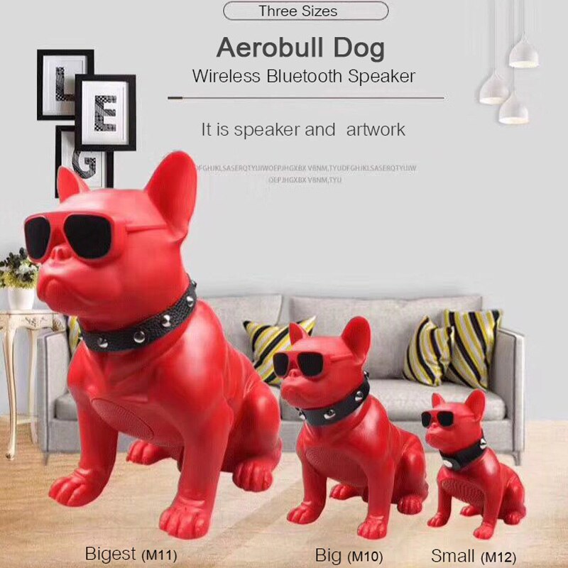 Bigest Full Aerobull Bluetooth Speaker Big Bulldog Wireless Speakers Subwoofer Multipurpose Computer PC Speaker TF MP3 player FM