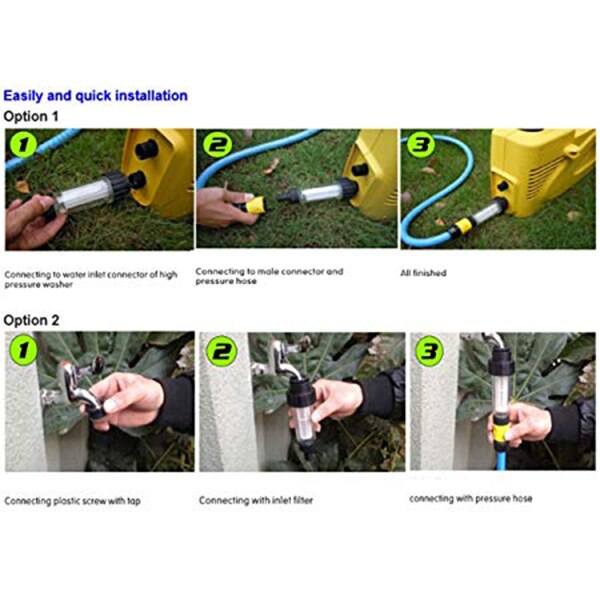 Hogedrukreiniger-pistool tuinslang hogedrukreiniger waterfilter filter voor karcher  k2-k7