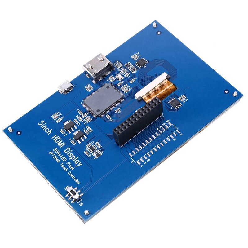 5 Inch LCD HDMI Press Screen 800X480 With 5 Inch Lcd Bracket Case Fixed Bracket Holder For Raspberry Pi 3 Model B+