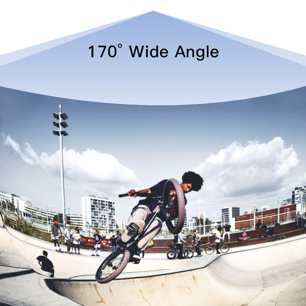 Action Camera 4 K/30fps With EIS Function External Mic WiFi 170D Underwater Waterproof 30M Video Record Remote control Sport Cam