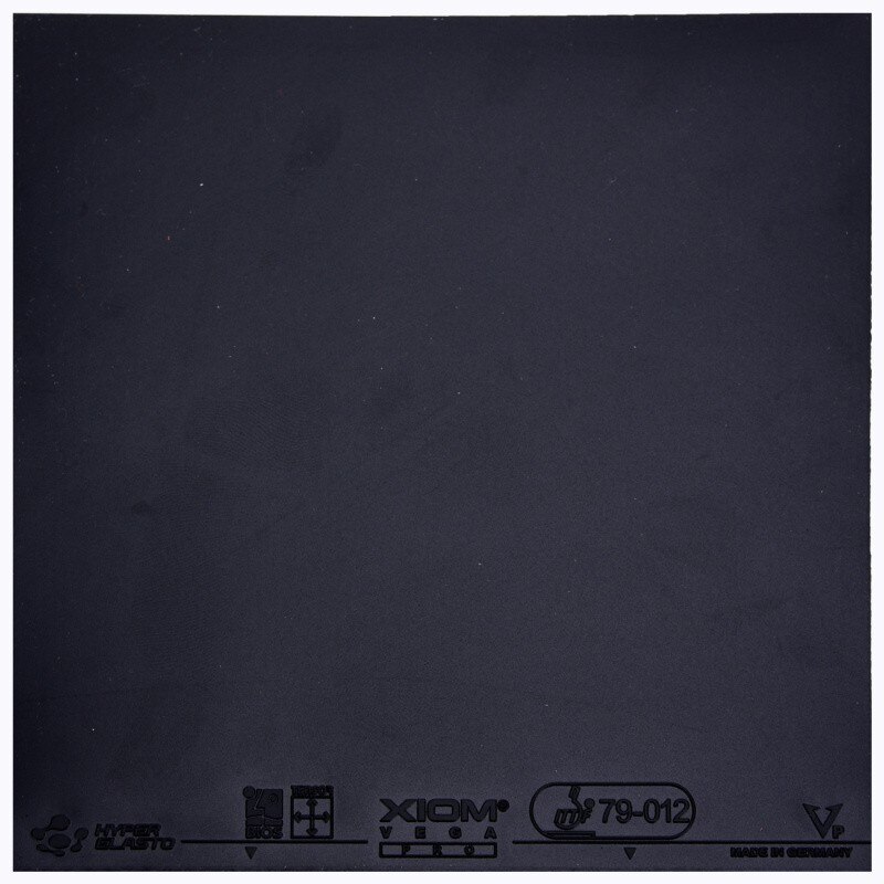 Original Xiom Vega Pro Carbo-negro esponja tabla tenis raqueta de goma Ping Pong Bat granos en Goma