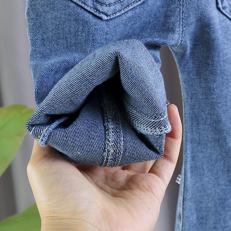 Baby kids Girls jeans pantaloni nuovi jeans pantaloni moda bambini pantaloni a campana primavera autunno neonate pantaloni casual carini P4 105