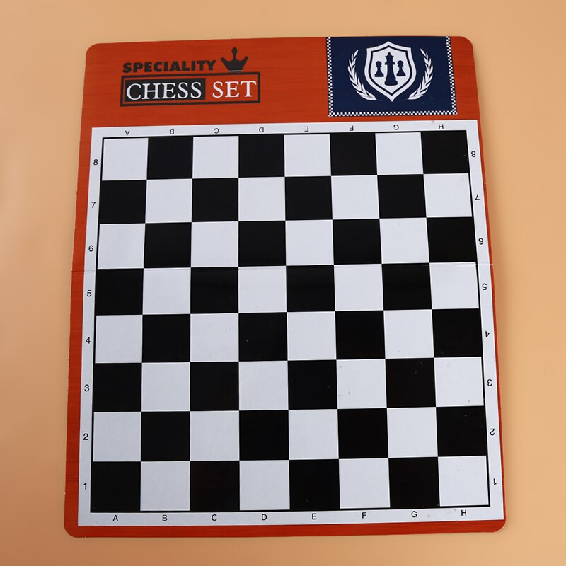 Cartoon Character Plastic Full Set International Chess Pieces Leather Portable Chess Board Training Children