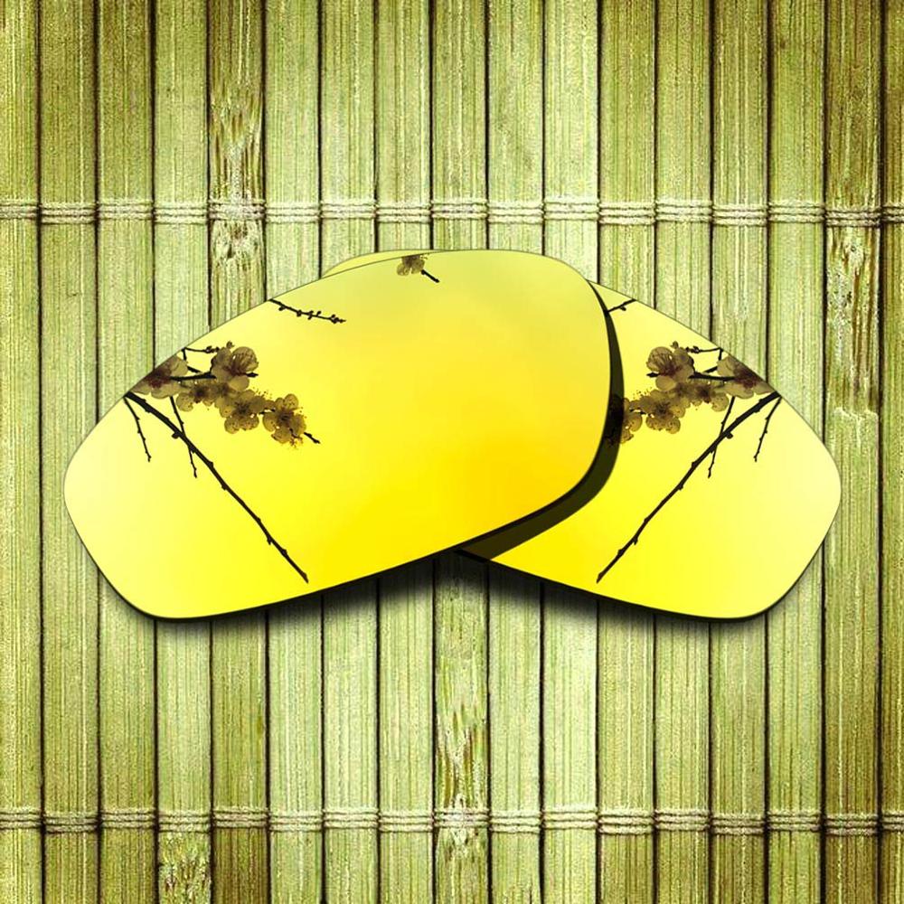 Polarized Replacement Lense For-Oakley Tightrope Sunglasses Frame True Color Mirrored Coating - Options: Yellow