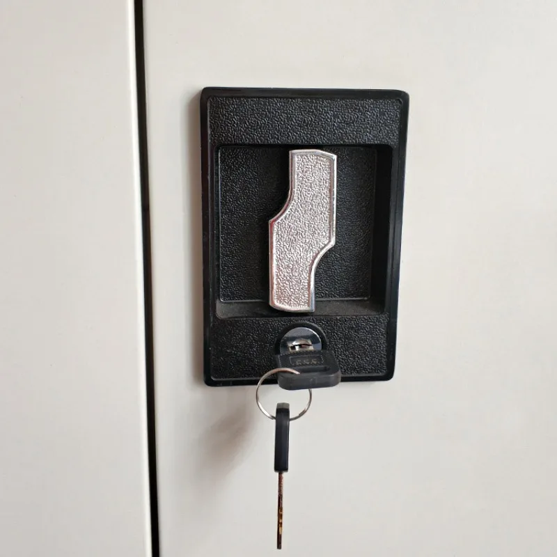 Cerradura de puerta de gabinete, hoja de hierro, archivador, biela, cerradura, herrajes para muebles DIY