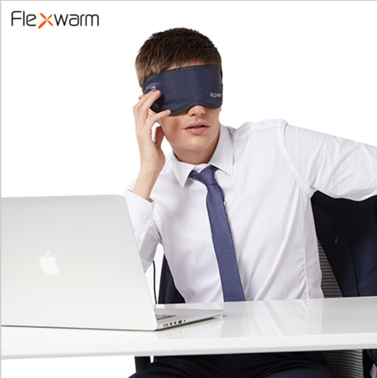 FlexWarm Electrci Eye Messagers Mask Compress USB Charging with Auto Timer for Office Home Travel Messagers