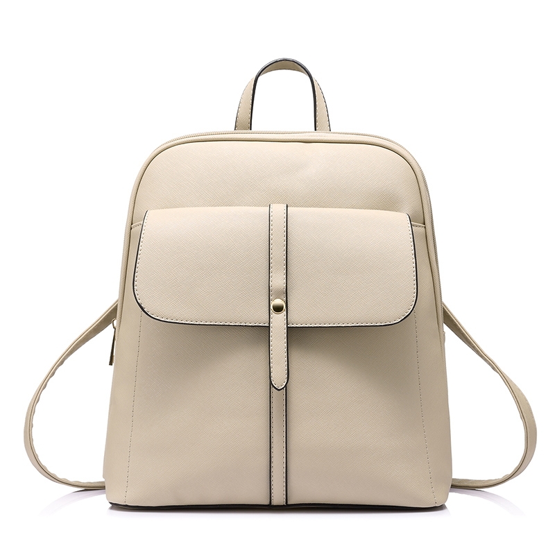 [FLASH ] LOVEVOOK frauen rucksäcke schule taschen für teenager mädchen schulter tasche weibliche kleine rucksack für schule/ reise: style 1-Beige