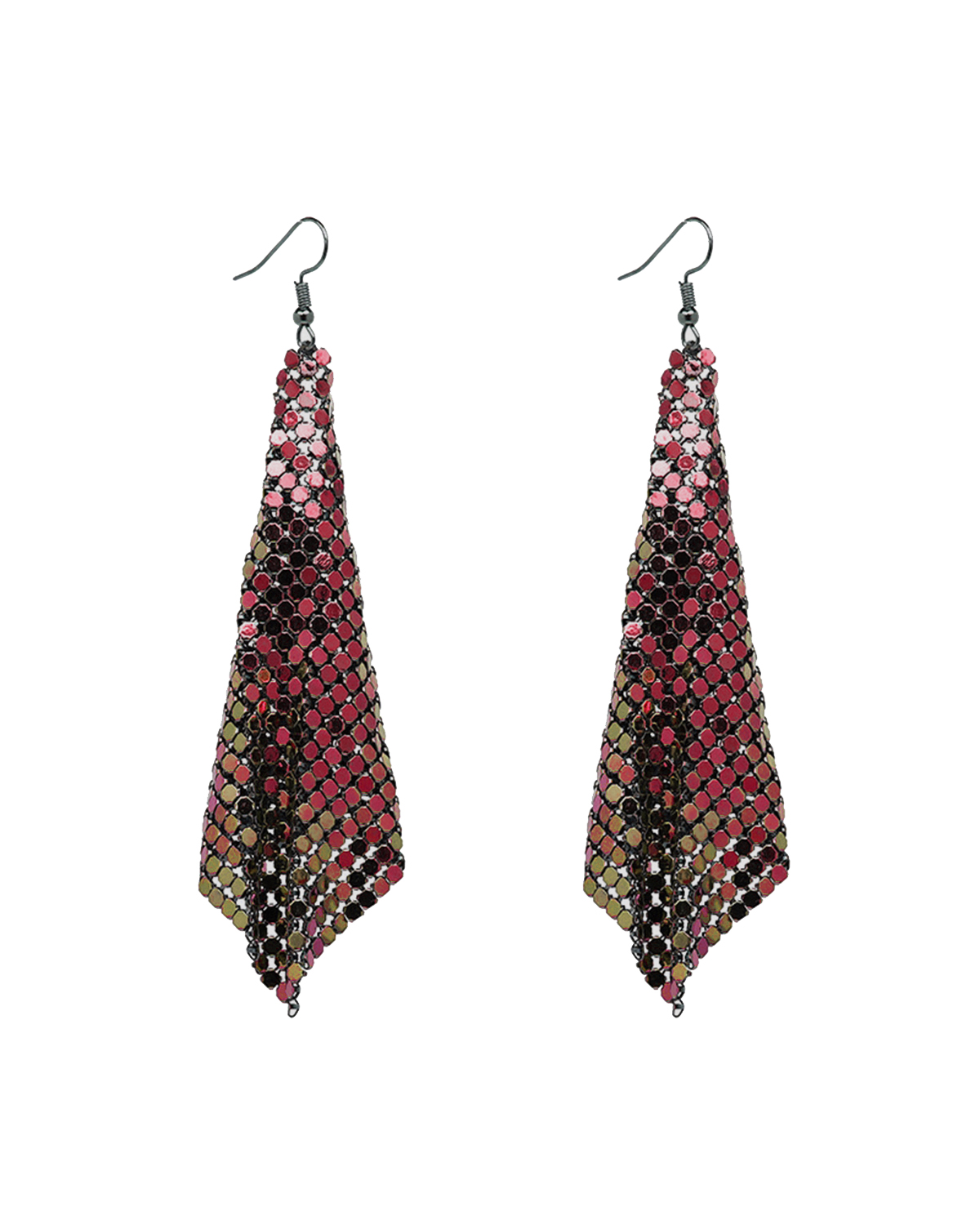 Glanzende Metalen Pailletten Oorbellen Voor Vrouwen Mode Kwastje Geometrische Lange Stijl Earring Verklaring Sieraden Meisjes Wedding Party: Cubic Zirconia