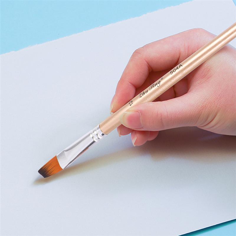 1 Set of 5Pcs Multi-function Nylon Paintbrush Paint Brush Painting Tool for Watercolor Painting Oil Painting