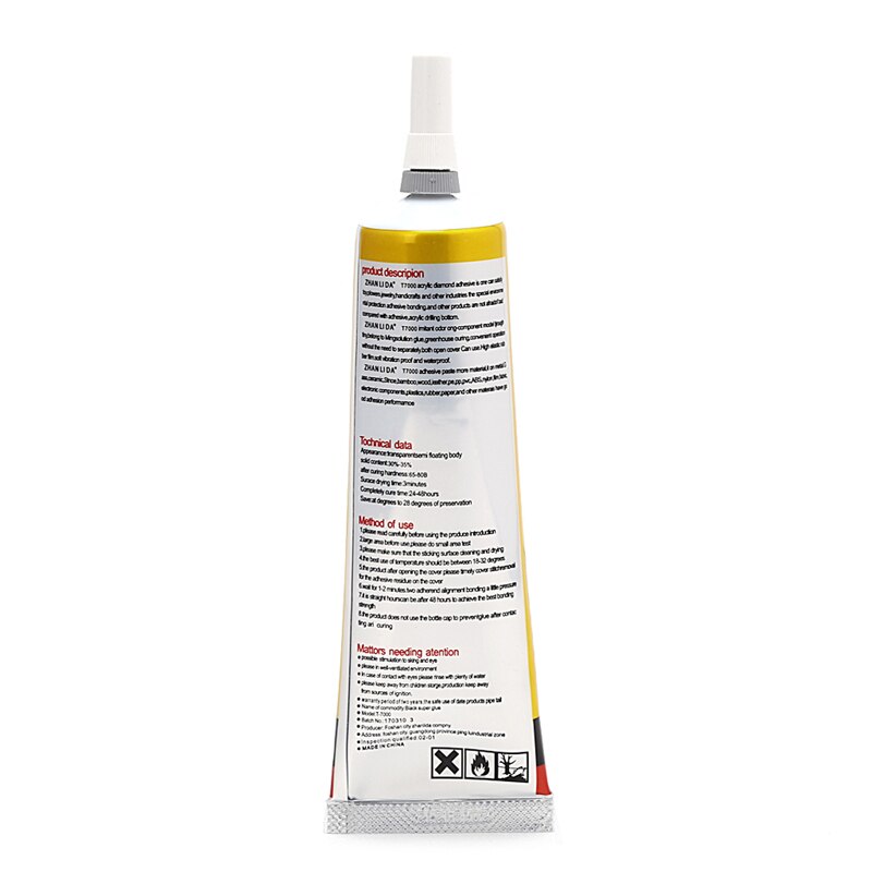 Colle Super adhésive en résine époxy, mastic pour réparation de cadre de fissure, 50ml, T-7000