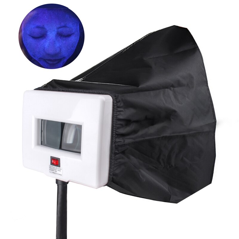 Lâmpada de pele analisador uv facial exame de testes da pele nifying analyzer máquina da lâmpada com capa protetora plugue da ue