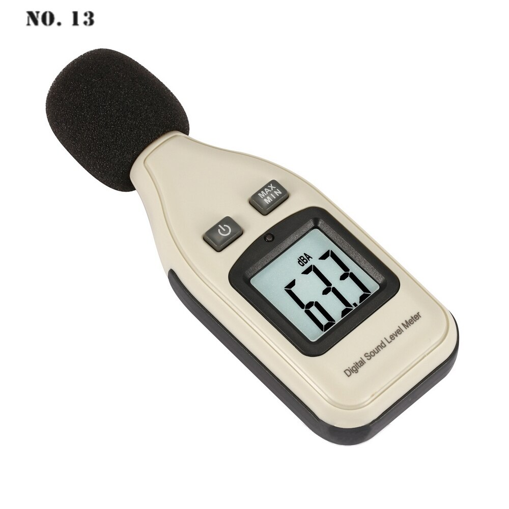 30-130dBA Digital Sound Level Meter 1.5dB Digitale Geluidsniveau Meter Precisie Decibel Recorder Tester Lcd Auto Backlight