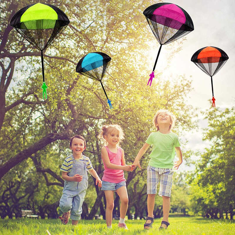 Handgooiende mini-soldaat parachute, grappig speelgoed voor kinderen, buitenspel, educatief speelgoed, vliegen, parachute, sport voor kinderen, speelgoed