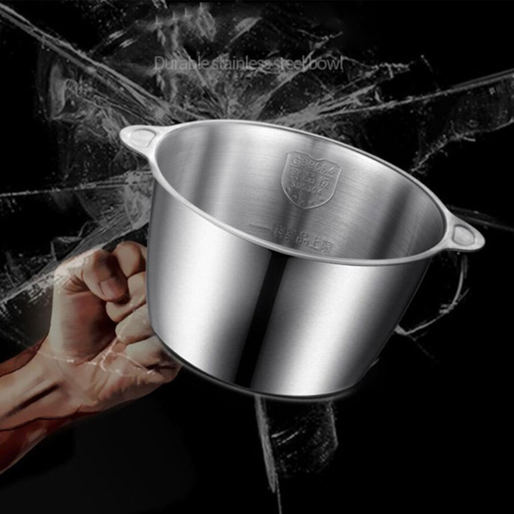 Household meat grinder Food Chopper Stainless Steel Food Processor for Meat Vegetables Fruits 4 Sharp Blades