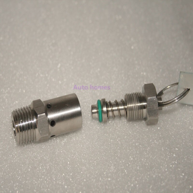 Säkerhetsventil i rostfritt stål  ss304 1 bar /2 bar hangänga 1/4 1/2 tum bsp justerbar fjädersäkerhetsventil