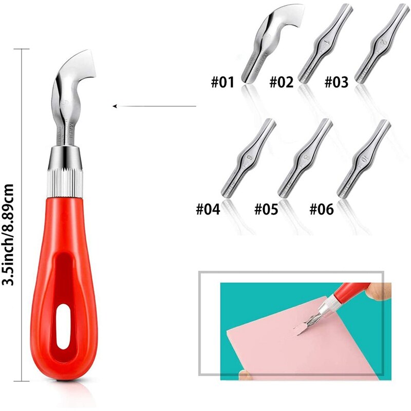 21Pcs Rubber Stamp Making Kit, Carving Tools Kit,Rubber Carving Blocks in Different Color Styles,for Craft Stamp Carving