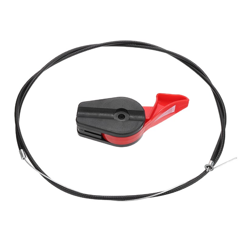 Red Lawn Mower Throttle Cable 65&#39;&#39; Universal Control Switch Lever Control Handle Kit for Garden Lawnmowers Tools
