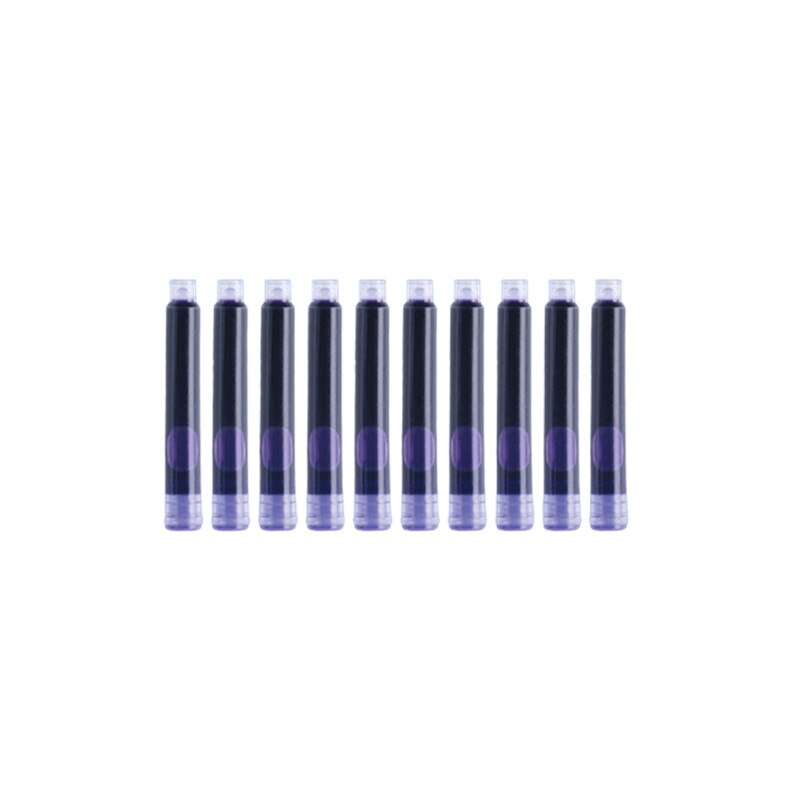 20Pcs Jinhao Zwart Paars Blauw Universele Vulpen Inktpatronen Pen Refill