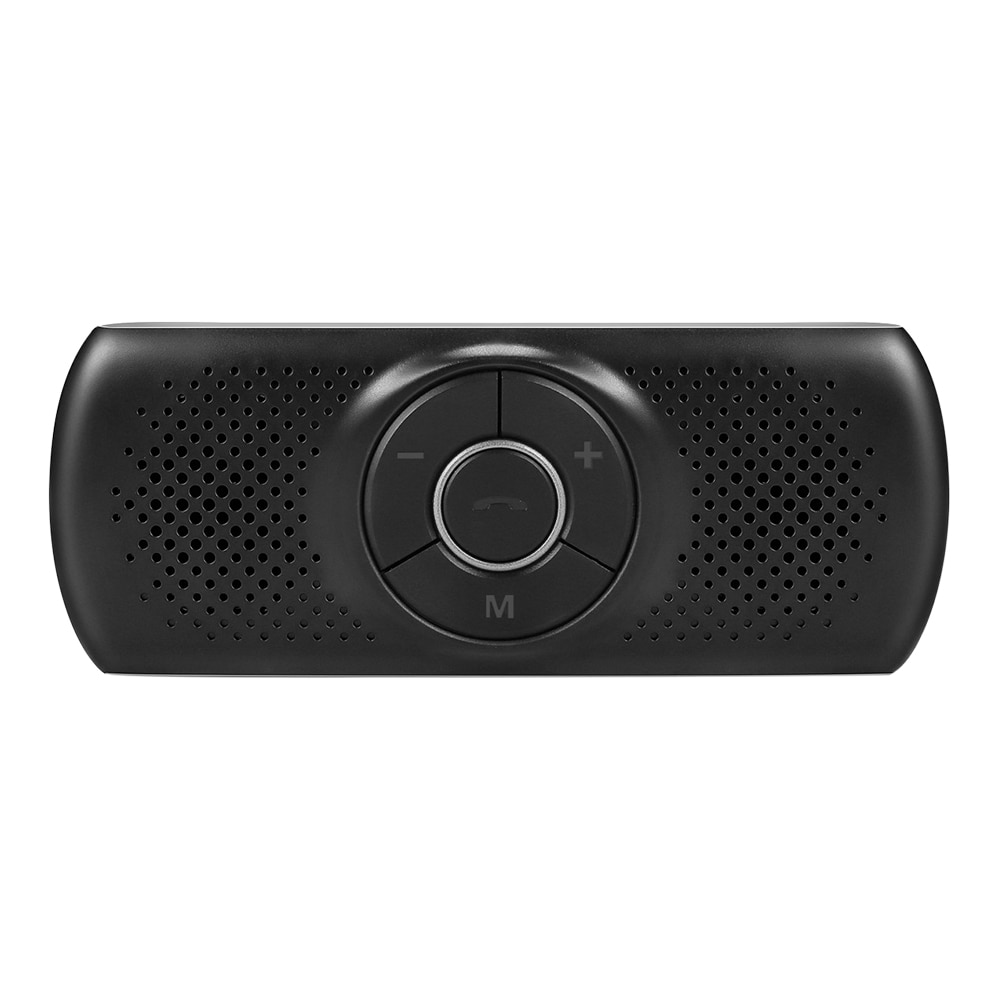 Bluetooth 4.2 Edr Speakerphone Siri 3W Zwart Speaker Car Handsfree Kit MP3 Speler Tf Muziek Spelen Sluit 2 Telefoons