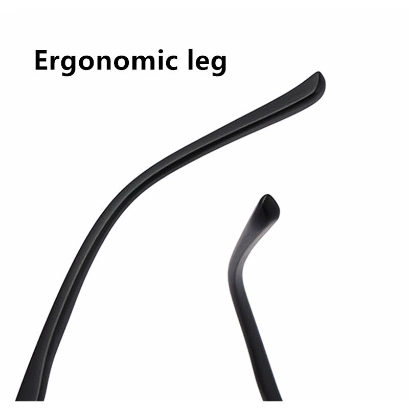 Men Women Progressive Multifocal Reading Glasses Bifocal Magnifying Presbyopic Glasses Metal Anti Blue Ray Square Frame 2.0